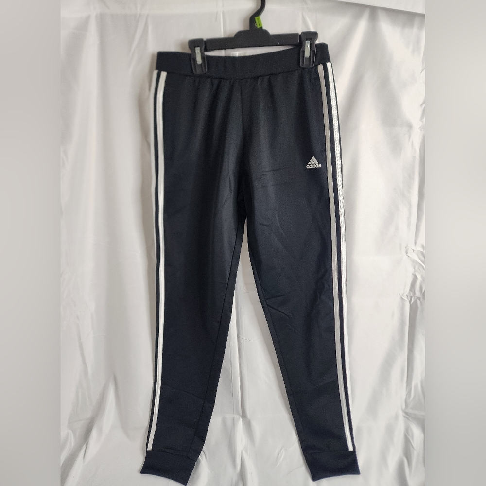 Adidas Big Kid Girls Warm Up Tricot Pant, Black, Size X-Large(16).overall great